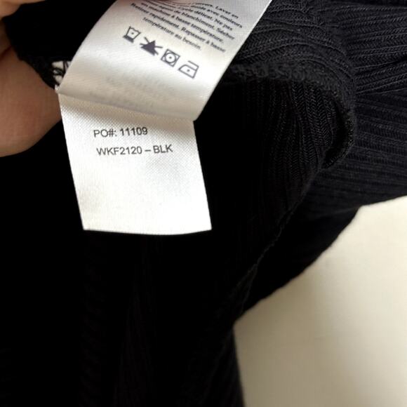 FAHERTY Legend Rib Monroe Bodysuit In Black {A54} - Picture 7 of 7